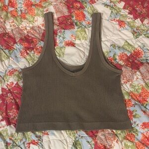 Urban Outfitters Brown Ribbed Women's Tank Top Size Medium